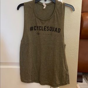 #CYCLESQUAD Cyclebar Muscle Tank